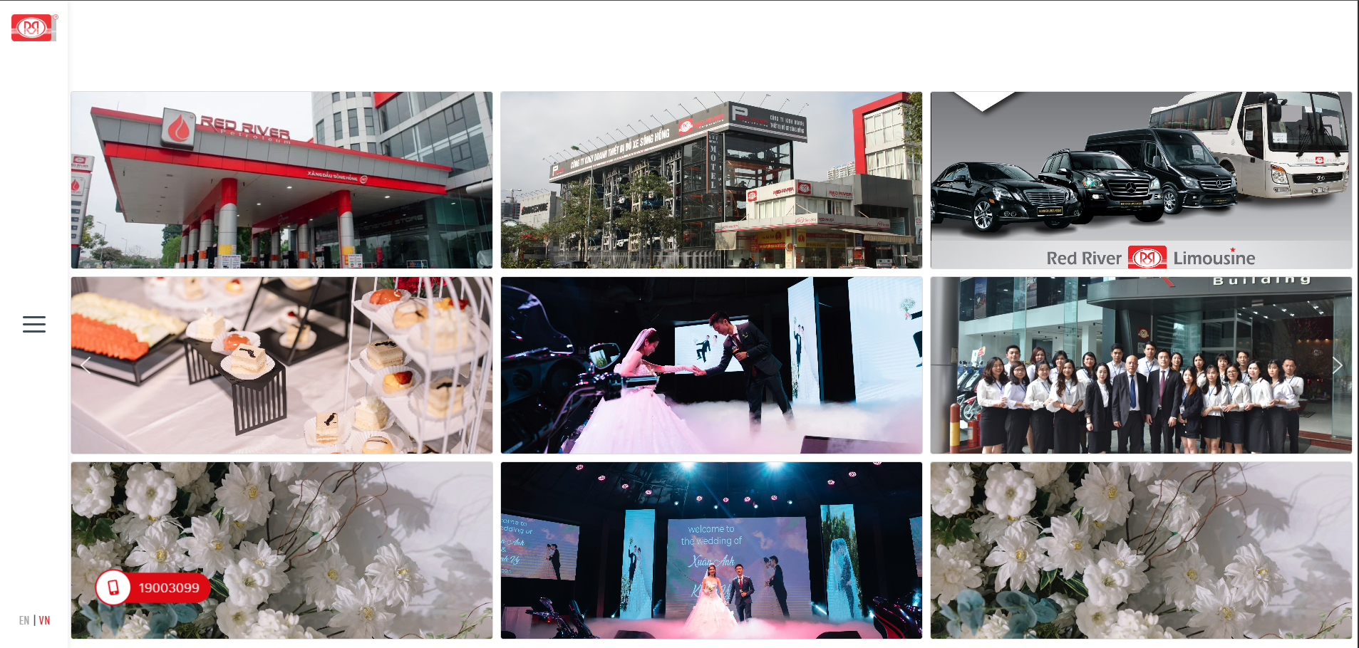 Website Tập Đoàn Logistics & Vận Tải Đa Phương Thức Red River Co